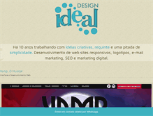 Tablet Screenshot of designideal.com.br
